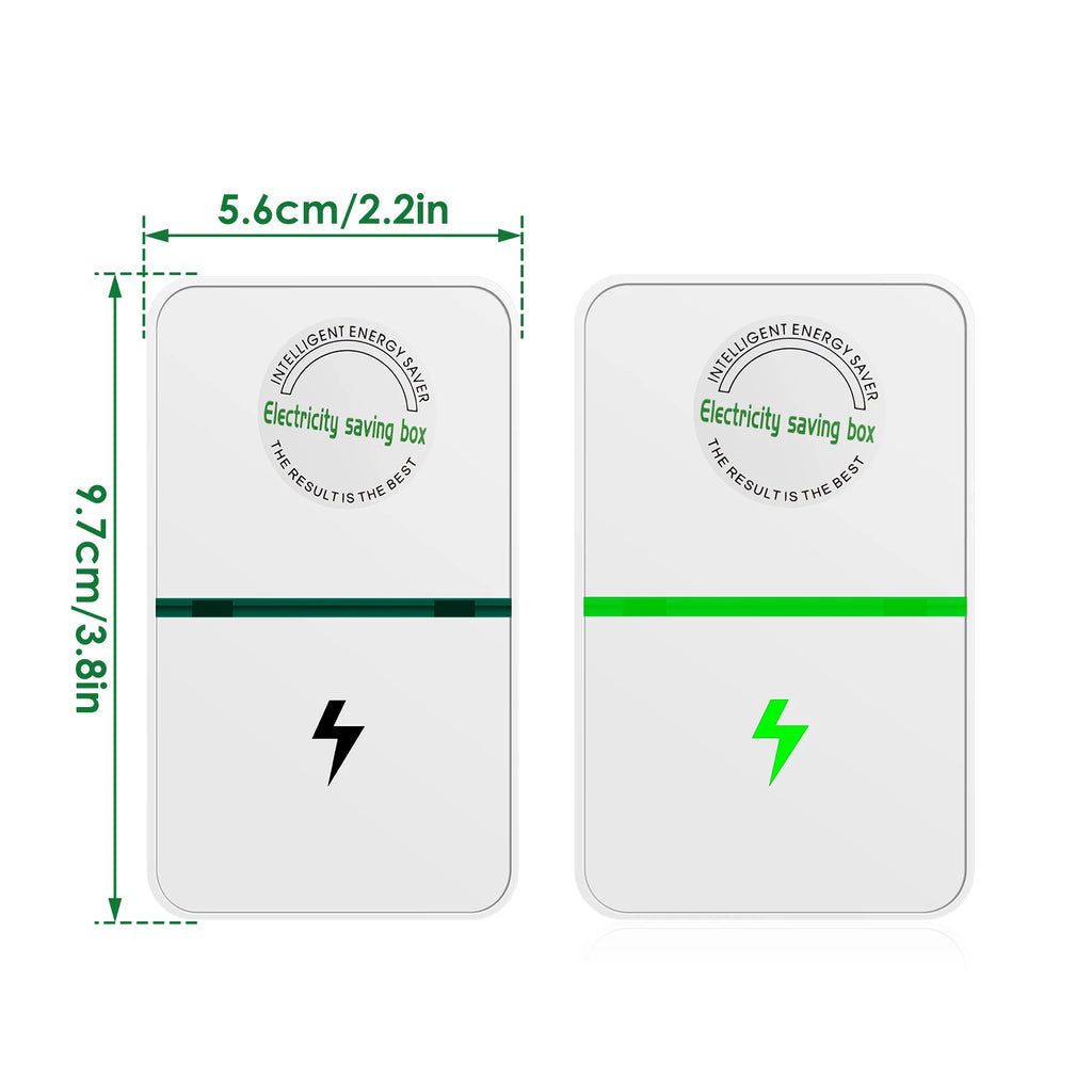 2/4/8PCS Energy Saving Device Save Electricity Household Power Saver Plug in U.S. Plug Electricity Saving Box Use 90V-250V