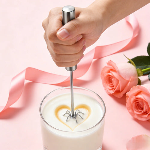 1-Second Mini Whisker, One Press Handheld Milk Frother &Egg Beater,Perfect Valentine's Day Gift for Home Bakers & Coffee Lovers