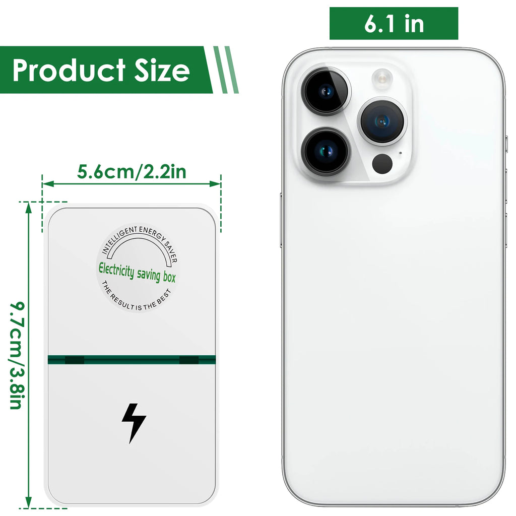 2/4/8PCS Energy Saving Device Save Electricity Household Power Saver Plug in U.S. Plug Electricity Saving Box Use 90V-250V