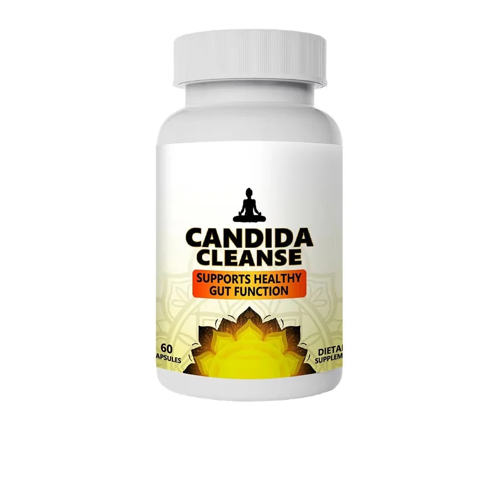 Candida Cleanse Detox Supplement for Men & Women , Candida Balance Candida Overgrowth Digestive Pills Reduces Fungus & Parasites