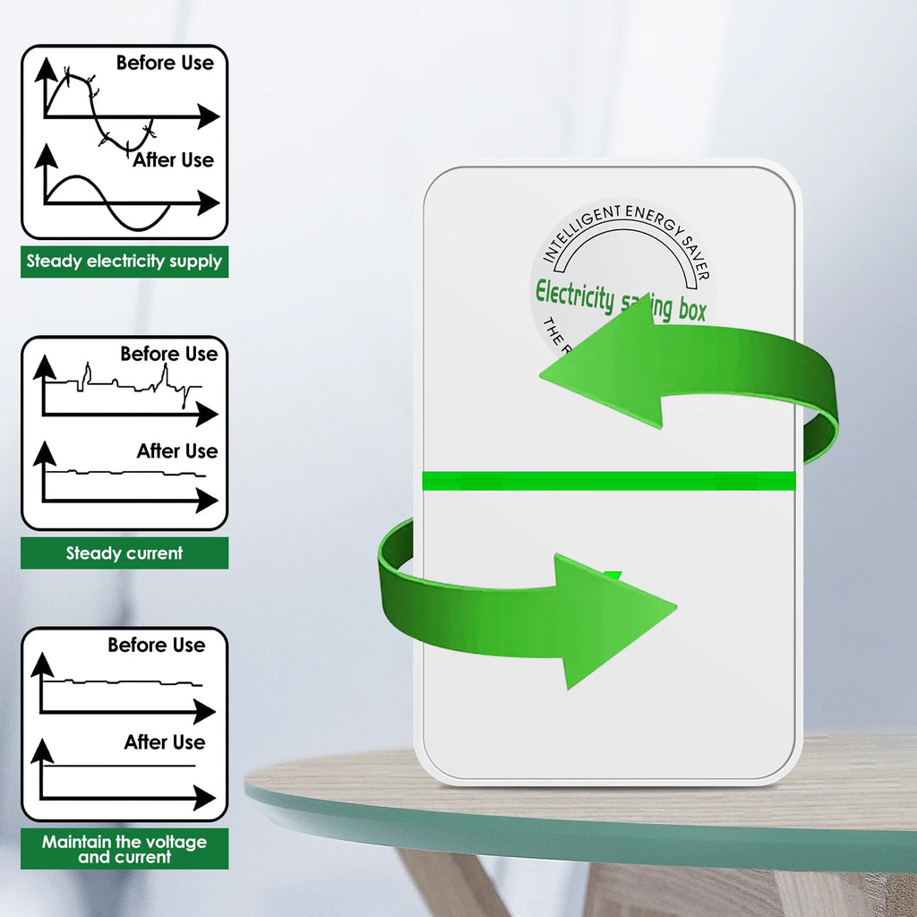 2/4/8PCS Energy Saving Device Save Electricity Household Power Saver Plug in U.S. Plug Electricity Saving Box Use 90V-250V